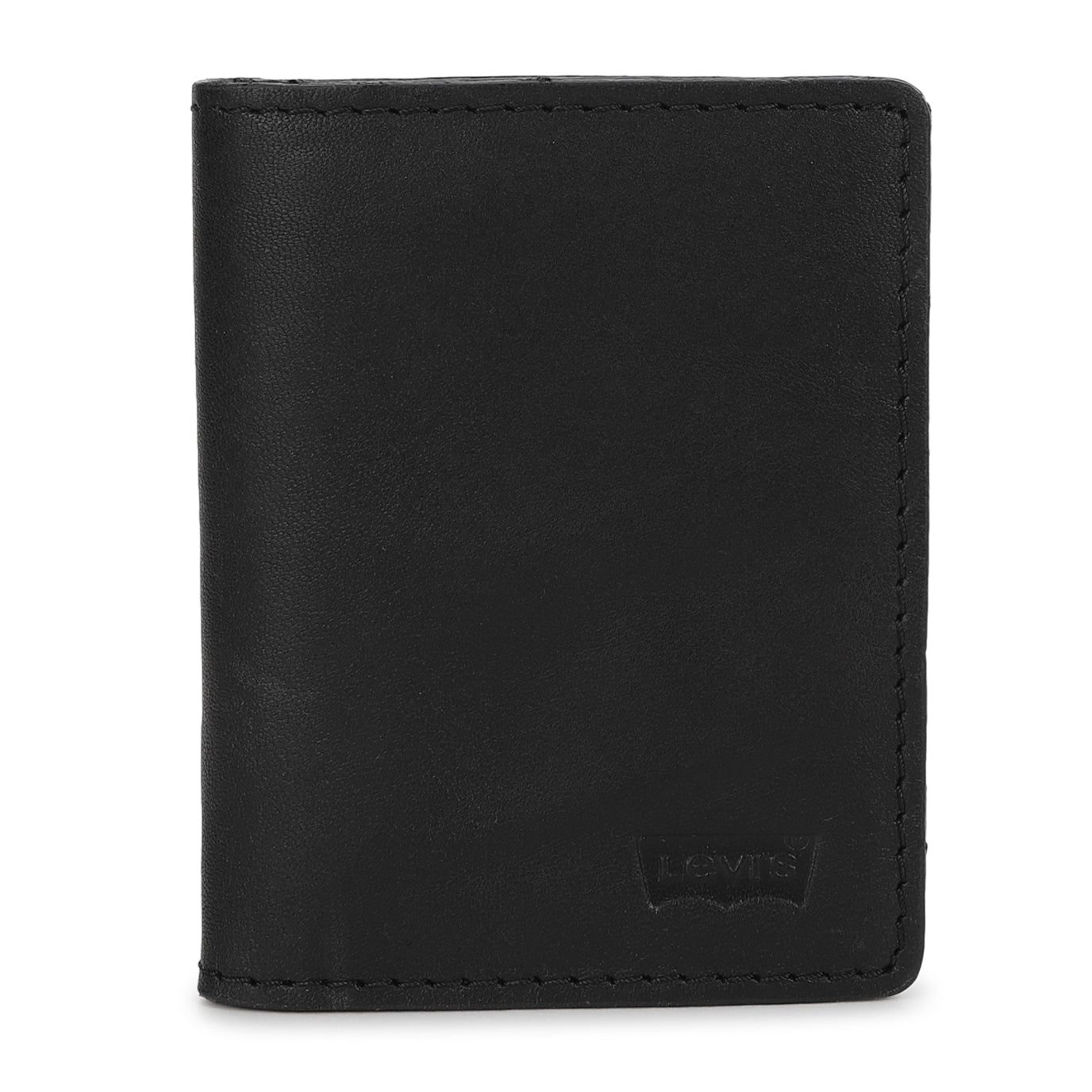 Men's Black Brand Logo Mechanical Card Wallet - e554f2ef-8210-4c7a-ae47-c411336627c1 View
