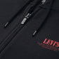 Men's Solid Black Hooded Sweatshirt - 97b43e56-270e-44ab-b0aa-6e43054680051694424153943-Levis-Men-Sweatshirts-3641694424153561-2 View