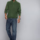 Men's Striped Green High Neck Sweater - 98f81f85-5448-424e-82f3-be382d7ce7491729771586055-Levis-Men-Sweaters-5391729771585674-5 View