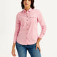 Women's Solid Spread Collar Shirt - 9936a4c7a9292716b361c45144343df6 View
