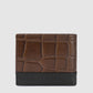 Men's Brown Textured Card Holder - 9bb59ee3-dfd7-41c6-8000-e3e2a44e15a91742210050262-Men-Brown--Black-textured-Leather-Cardholder-173174221004986-2 View