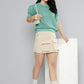 Women's Solid Green Crew Neck Sweater - 9c44954f-7349-4bac-b2ac-5947685f08701732686498593-Womens-Solid-Lavender-Crew-Neck-Sweater-3051732686498249-5 View