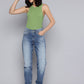 Women's 80s Mom Blue Loose Fit Mid Rise Jeans - 9d5411a0-549f-4d5a-9f9f-8652d987cac31739531520032-Womens-Mid-Rise-Relaxed-Tapered-Fit-Blue-Jeans-6501739531519-4 View