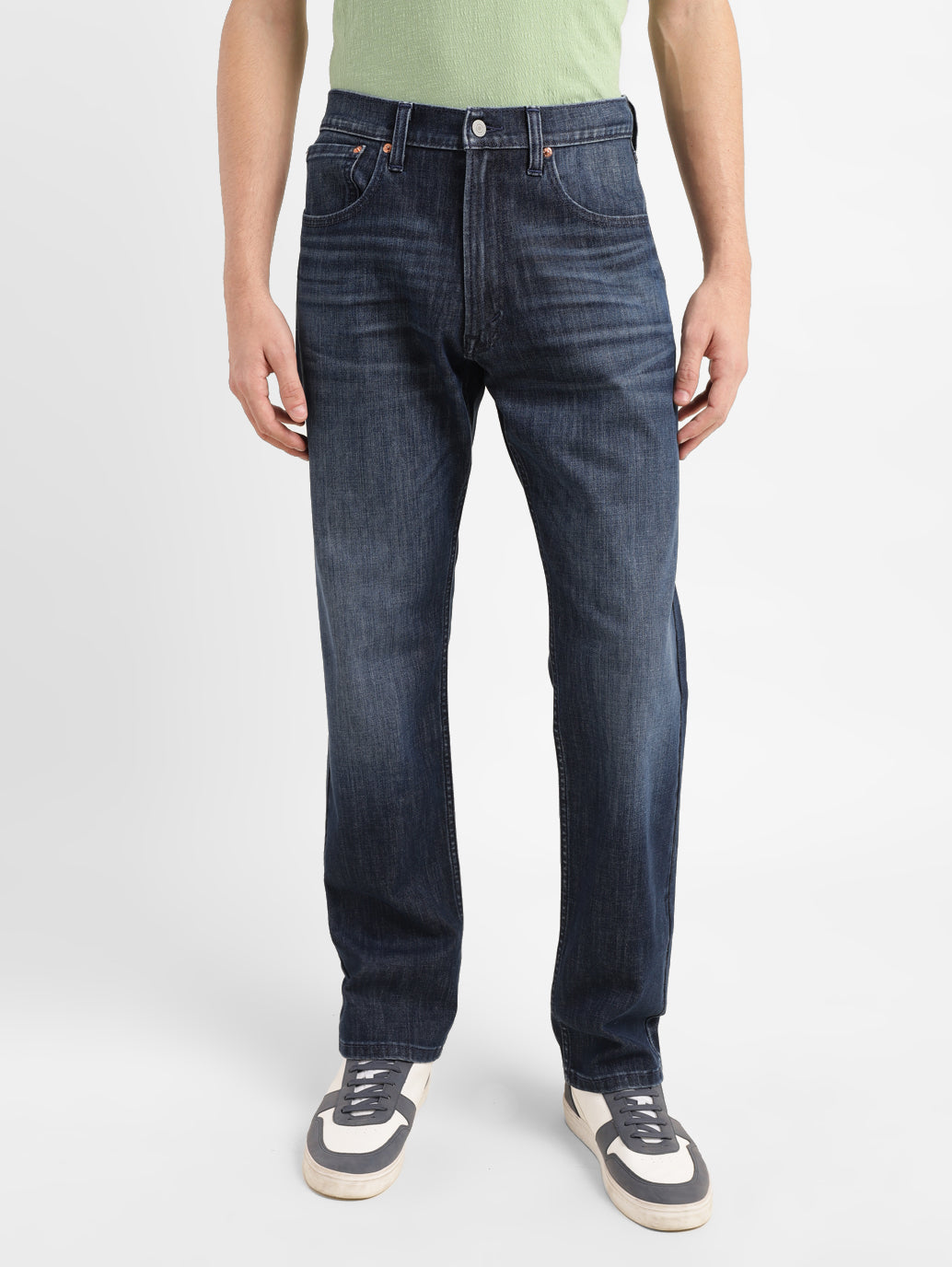 Men's 551 Blue Loose Fit Mid Rise Jeans - 54f980ae-05ae-4260-8877-e9f975ddd353 View