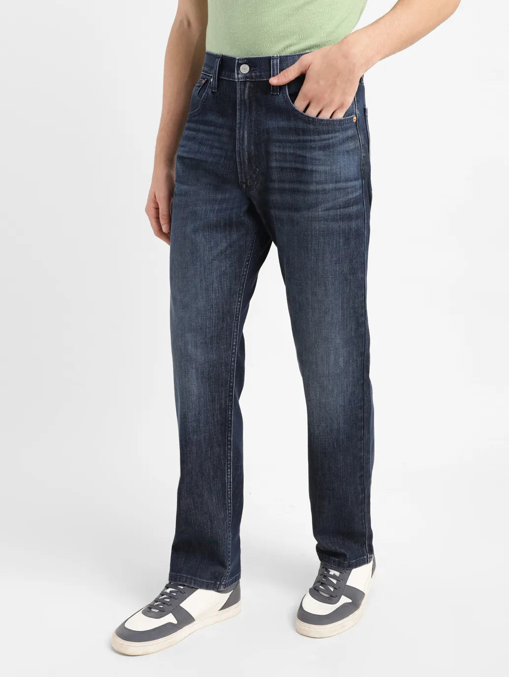 Men's 551 Blue Loose Fit Mid Rise Jeans - 6a9a6026-aac1-4385-852d-e44df5b0a978 View