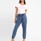 Women's High Rise Slim Fit Trousers - 6548d5ca-4968-47da-b740-bbce40cf5f0a View