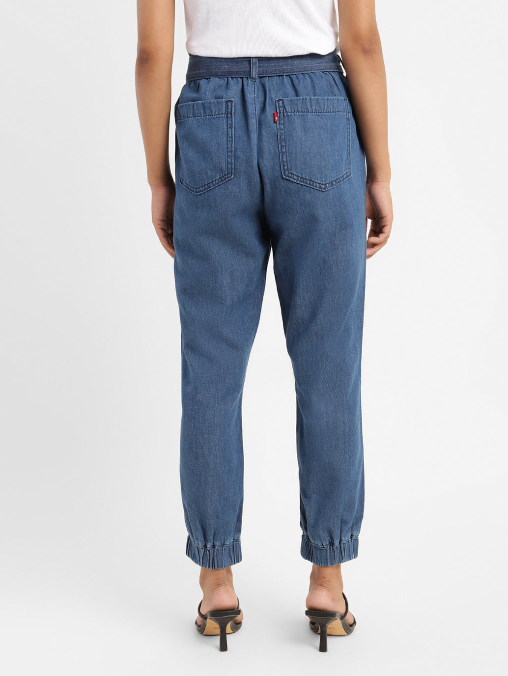 Women's High Rise Slim Fit Trousers - a3fc3124-81ea-4970-8fb8-ccb6b0b795b6 View