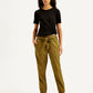 Women's High Rise Brown Regular Fit Joggers - Styleshot View