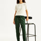 Women's High Rise Green Regular Fit Joggers - Styleshot View