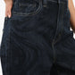 Women's Blue Loose Tapered Fit High Rise Jeans - f7879ea7-9faa-4e6d-b431-74a84553c764 View