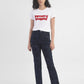 Women's Blue Loose Fit High Rise Jeans - e730677b-6450-415d-a9ce-c4ae0235f628 View