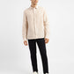 Men's Striped Slim Fit Linen Shirt - 0f9d5fff-9467-41d0-94fa-07600772e678 View