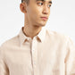Men's Striped Slim Fit Linen Shirt - 80377f67-8871-44d3-9cff-98404c7de70e View