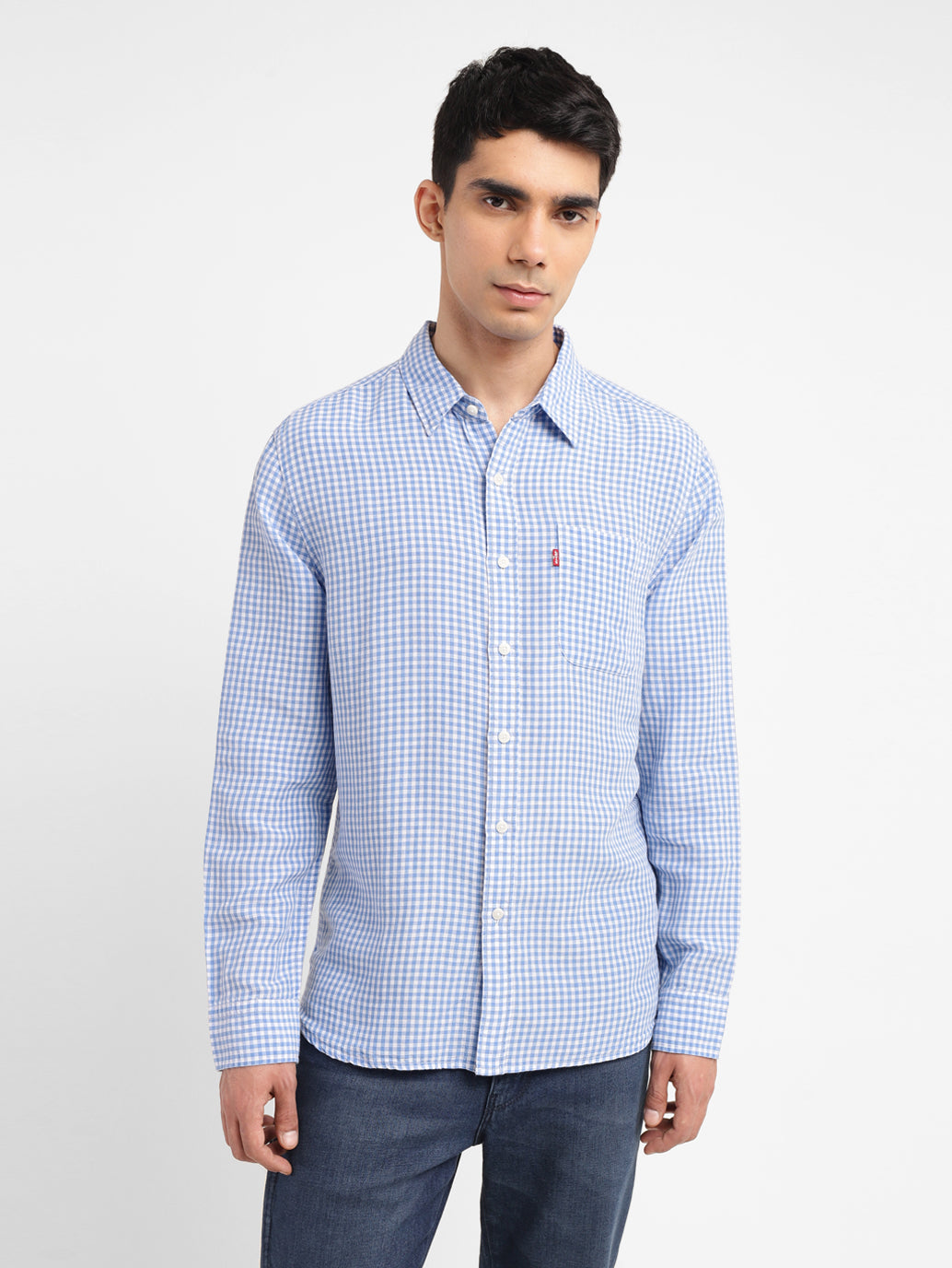 Men's Checkered Slim Fit Shirt - 914aadcb-1fcc-4876-b50d-d811a3b1c4ea View