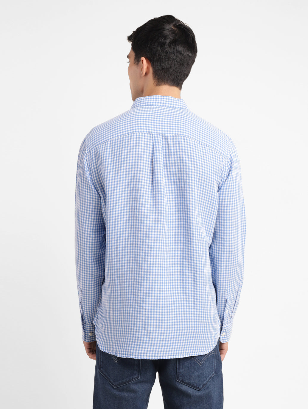 Men's Checkered Slim Fit Shirt - 69f1733c-d6a0-4956-afbc-f09a632410bd View