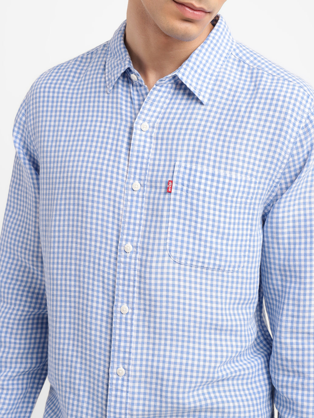 Men's Checkered Slim Fit Shirt - de8620cf-9ddf-446d-8c67-24ed185d34a0 View