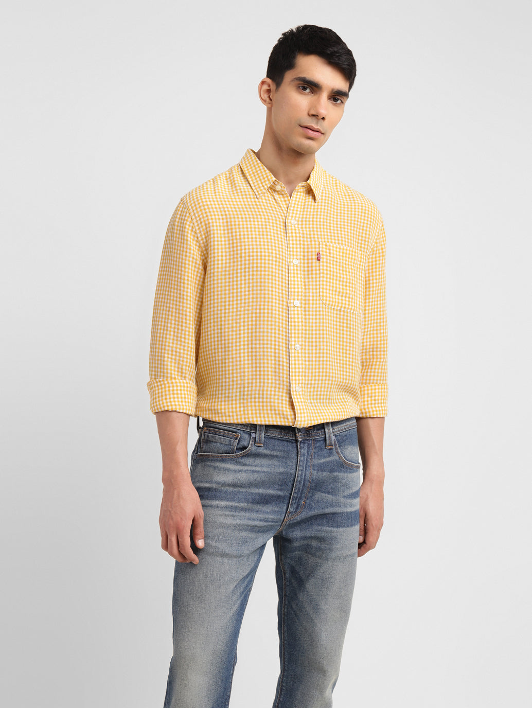 Men's Checkered Slim Fit Shirt - cf545cfa-53e3-4db1-b264-d009fb908198 View