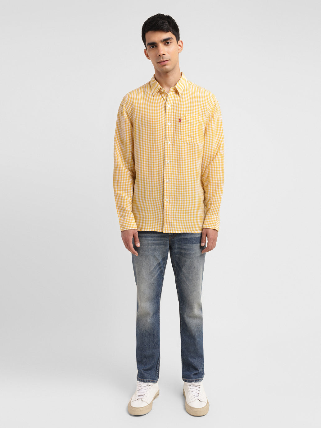 Men's Checkered Slim Fit Shirt - d98cc13c-193b-4b2f-8f46-be9cbe962195 View