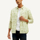 Men's Floral Slim Fit Linen Shirt - Styleshot View