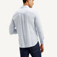 Men's Solid Slim Fit Linen Shirt - Back View