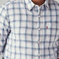 Men's Checkered Slim Fit Linen Shirt - 20 View
