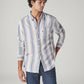 Men's Striped Slim Fit Dobby Shirt - Styleshot View