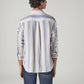 Men's Striped Slim Fit Dobby Shirt - Back View