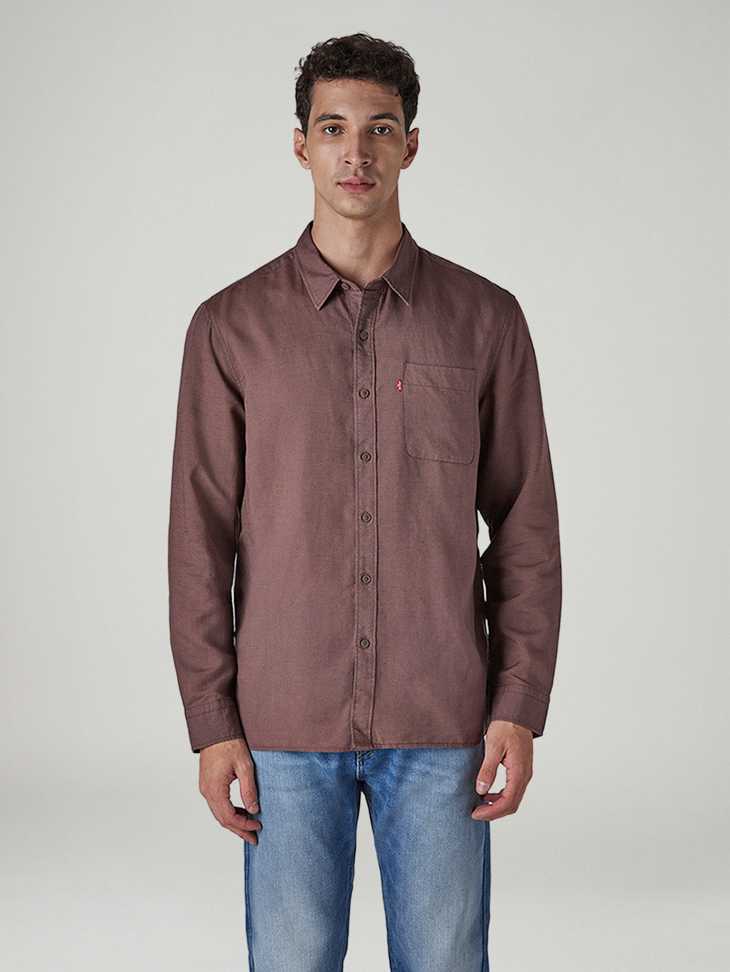 Men's Solid Slim Fit Linen Shirt - 20 View