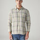 Men's Checkered Slim Fit Linen Shirt - 20 View