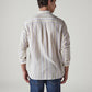 Men's Striped Slim Fit Linen Shirt - 20 View