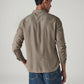 Men's Solid Slim Fit Shirt - Back View