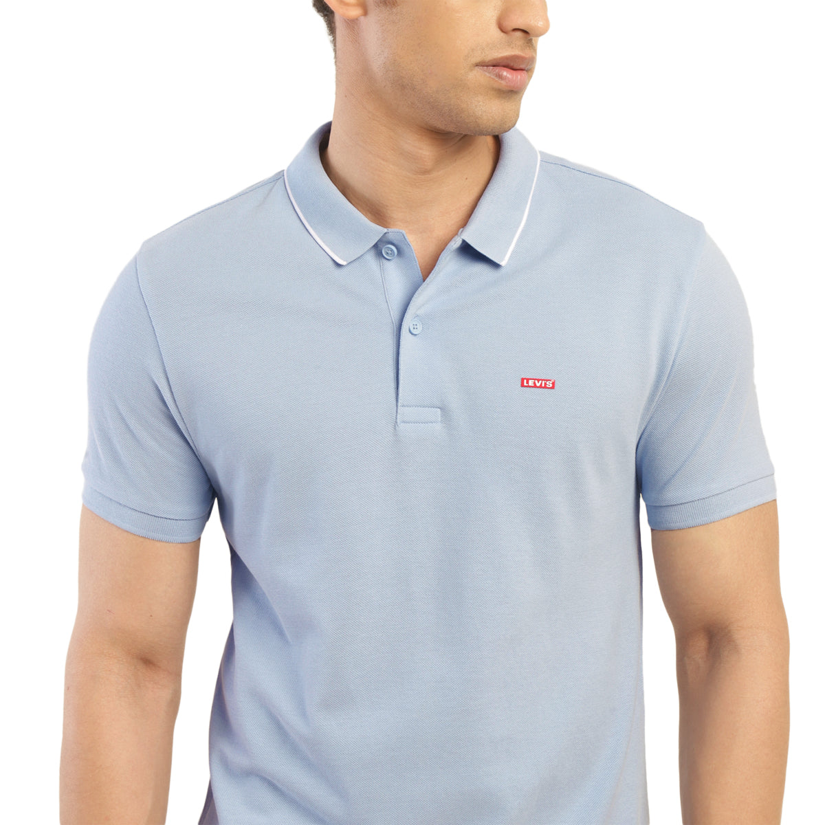 Men's Solid Polo T-shirt - 4 View