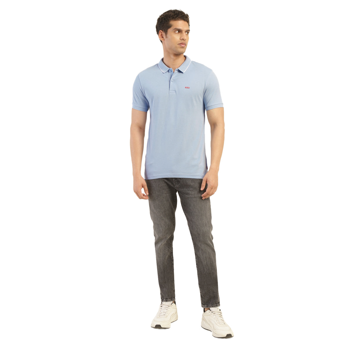 Men's Solid Polo T-shirt - 5 View
