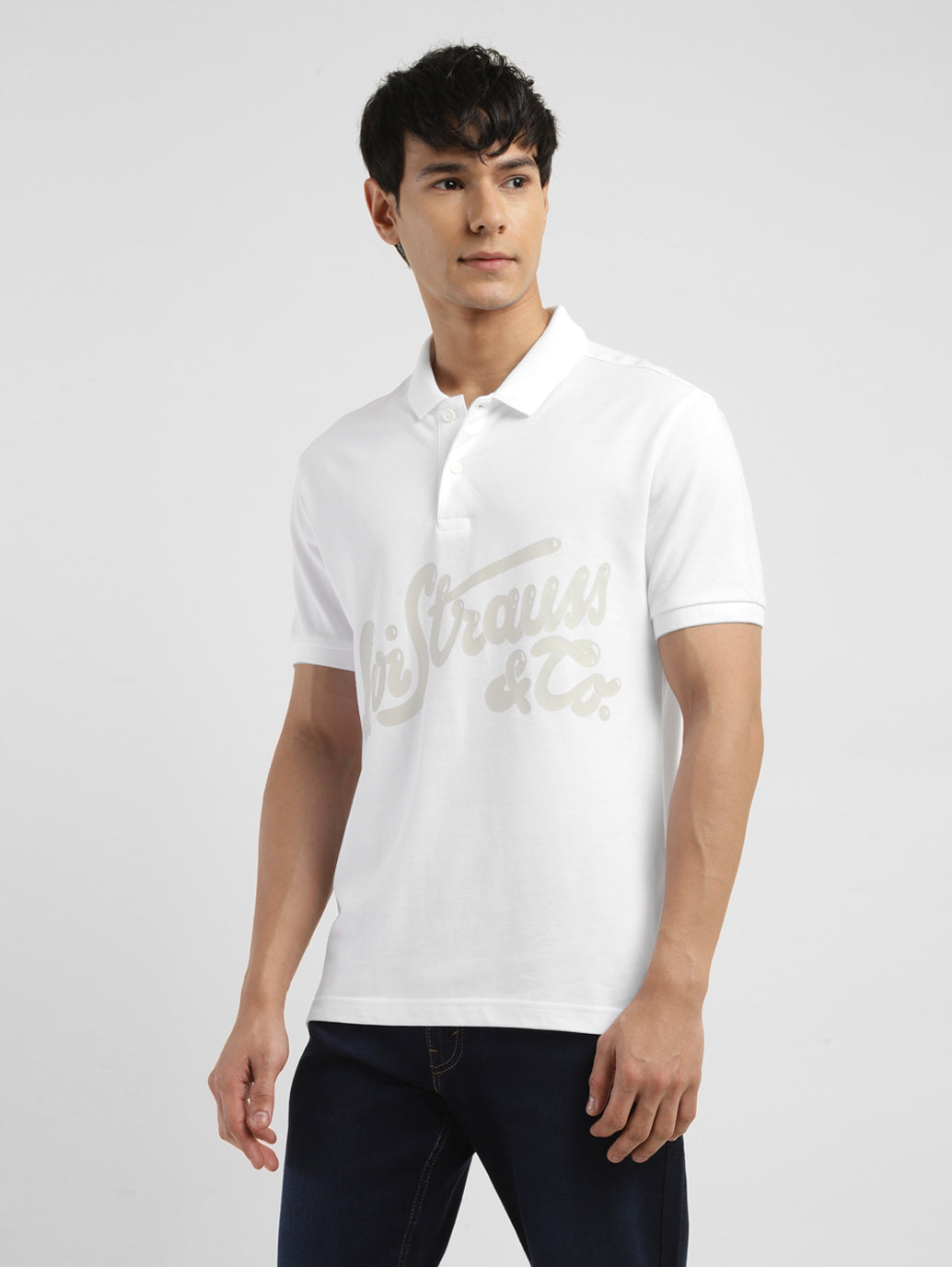 Men's Brand Logo Polo T-shirt - ff3c7dcc-cec5-4700-8f23-e38841dc2fb1 View