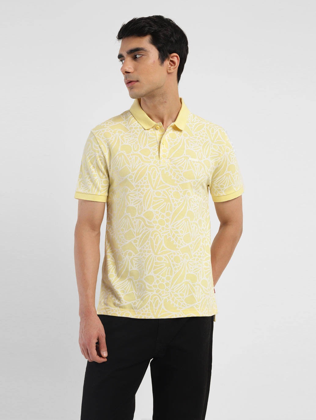 Men's Printed Polo T-shirt - 71481b61-19eb-4fab-92d0-81fff3623c8c View