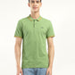 Men's Solid Polo T-Shirt - Front View