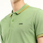 Men's Solid Polo T-Shirt - Detail View