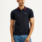 Men's Solid Polo T-Shirt - Front View