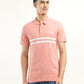 Men's Solid Polo T-Shirt - Front View