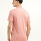 Men's Solid Polo T-Shirt - Back View