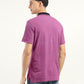 Men's Solid Polo T-Shirt - Back View