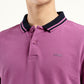 Men's Solid Polo T-Shirt - Detail View