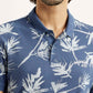Men's Pure Cotton Slim Fit Polo T-shirt - Detail View