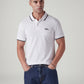 Men's Logo Printed Slim Fit Pique Polo T-Shirt - Styleshot View