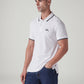 Men's Logo Printed Slim Fit Pique Polo T-Shirt - Side View