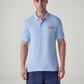 Men's Graphic Print Slim Fit Pique Polo T-Shirt - Front View