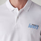 Men's Graphic Print Slim Fit Pique Polo T-Shirt - Detail View