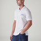 Men's Graphic Print Slim Fit Pique Polo T-Shirt - Side View