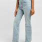 Women's 70s Blue Flared Fit High Rise Jeans - f6e612cd-1b12-47c3-a5bc-fd500ac3b3d5 View