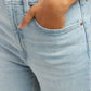Women's 70s Blue Flared Fit High Rise Jeans - 9e7eea92-2032-487d-be8b-ffbd75f1c215 View